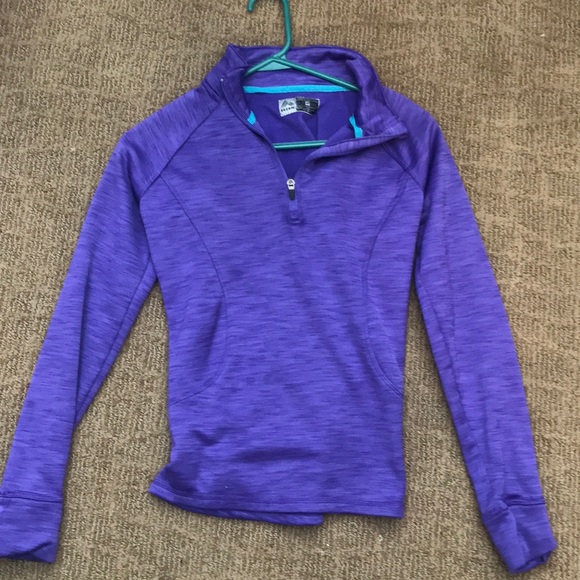 Medium long sleeve purple running jacket - Picture 1 of 3
